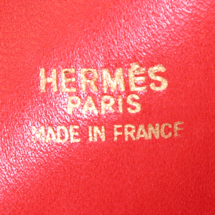 Sac à main Hermès Bolide 37 cm en cuir Ardenne noir - Detail D3