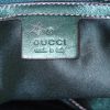 Bolso de mano Gucci Mors en terciopelo blanco y verde y cuero verde - Detail D3 thumbnail