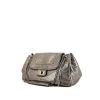 Chanel  Shopping handbag in silver leather - 00pp thumbnail