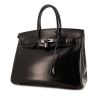 Hermes Birkin 35 cm handbag in black box leather - 00pp thumbnail
