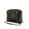 Bolso Chanel en cuero acolchado negro - 00pp thumbnail