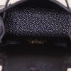 Bolso Hermès Kelly Twilly bag charm en piel de lagarto negra y seda multicolor - Detail D1 thumbnail