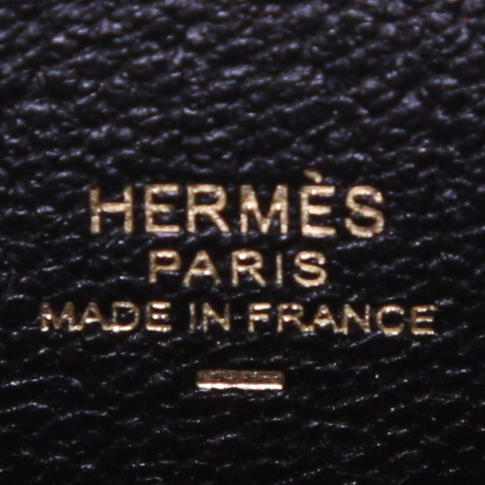 Sac Hermès Kelly Twilly bag charm en lézard noir et soie multicolore - Detail D2