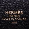 Borsa Hermès Kelly Twilly bag charm in lucertola nera e seta multicolore - Detail D2 thumbnail