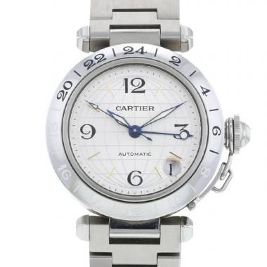 Montre Cartier Pasha en acier Ref :  2377 Vers  1990