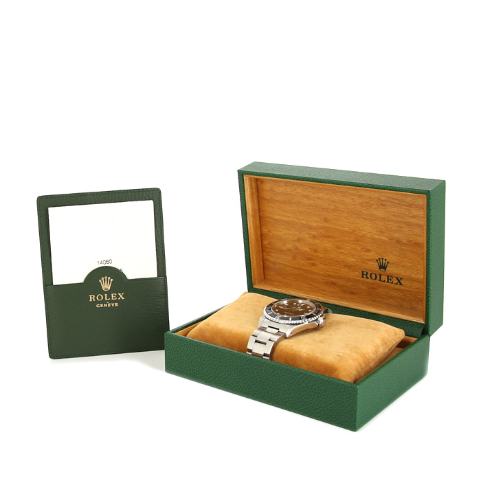 Rolex Submariner watch in stainless steel Ref:  14060 Circa  2000 - Detail D2