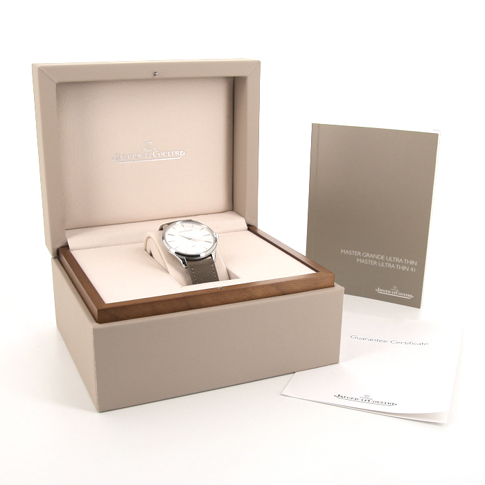 Montre Jaeger-LeCoultre Master Control en acier Ref :  171.8.90S Vers  2015 - Detail D3