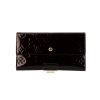Portafogli Louis Vuitton Sarah in pelle verniciata monogram color prugna - 360 thumbnail
