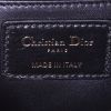 Pochette Dior Montaigne en cuir noir - Detail D4 thumbnail