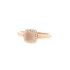 Fred Pain de Sucre small model ring in pink gold,  diamonds and quartz - 00pp thumbnail