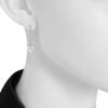 Fred Baie des Anges pendants earrings in yellow gold,  pearls and diamonds - Detail D1 thumbnail