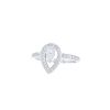 Fred Lovelight ring in platinium and diamonds (0,31 ct) - 00pp thumbnail