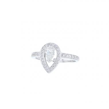Bague Fred Lovelight en platine et diamants (diamant central de 0,31 ct)