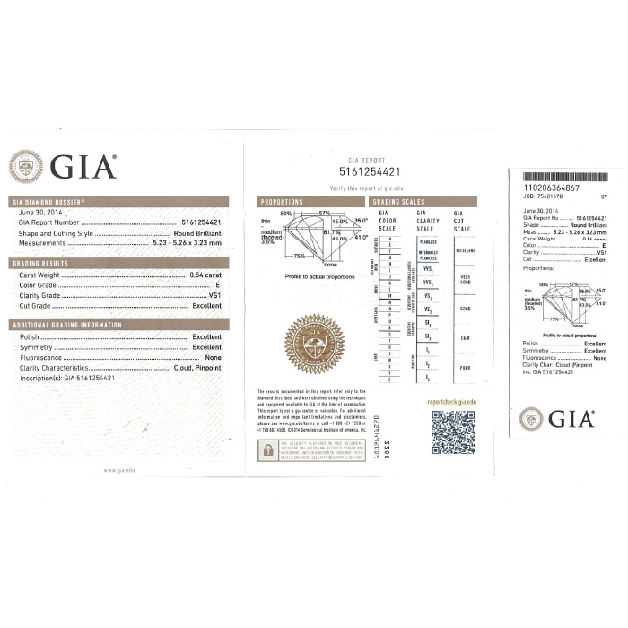 Anello solitario Fred Fleur Céleste in oro bianco e diamante - Detail D3