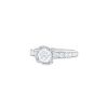 Fred Fleur Céleste solitaire ring in platinium and diamonds - 00pp thumbnail