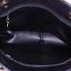 Chanel Vintage handbag in black quilted leather and black leather - Detail D2 thumbnail