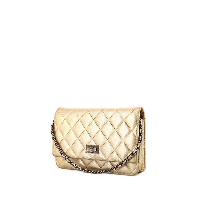 Chanel Sac à main Chanel 2.55 en cuir matelassé doré - Bolso de mano Chanel  Timeless en ante beige - RvceShops's Closet