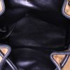 Bolso bandolera Chanel Vintage en raffia beige y cuero negro - Detail D2 thumbnail