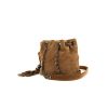 Chanel Vintage shoulder bag in brown suede - 00pp thumbnail
