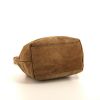 Chanel Vintage shoulder bag in brown suede - Detail D4 thumbnail