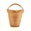 Chanel Vintage handbag in brown leather - 360 thumbnail