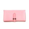 Hermès Béarn wallet in pink epsom leather - 360 thumbnail