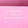 Billetera Hermès Béarn en cuero Epsom Rosa Sakura - Detail D3 thumbnail