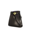 Hermès Kelly Sport shoulder bag in black box leather - 00pp thumbnail