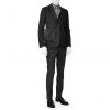 Sac bandoulière Louis Vuitton Messenger en toile damier gris Graphite et cuir noir - Detail D1 thumbnail