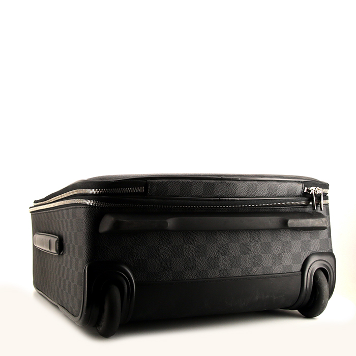 Valise Louis Vuitton Pégase Légère en toile damier graphite - Detail D4