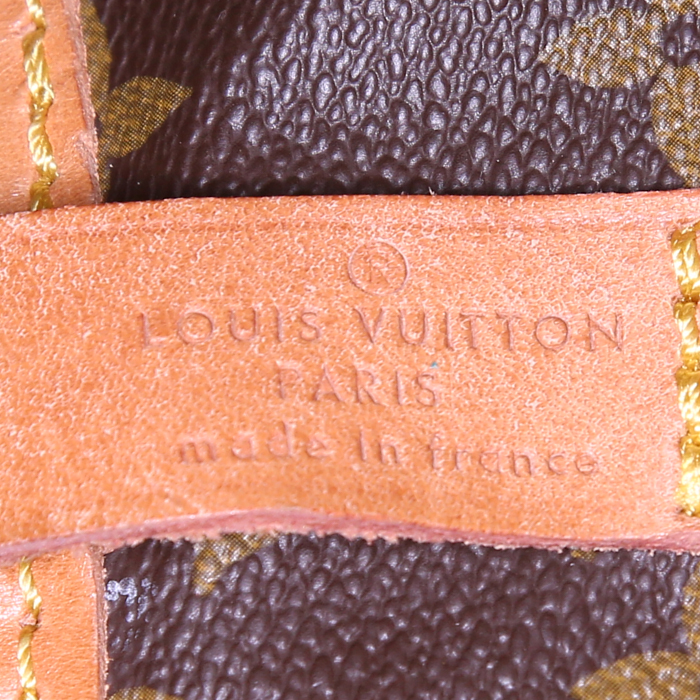 Louis Vuitton Porte-habits clothes-hangers in brown monogram canvas and natural leather - Detail D5