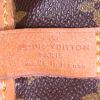 Porta abiti Louis Vuitton Porte-habits in tela monogram marrone e pelle naturale - Detail D5 thumbnail
