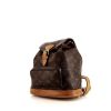 Louis Vuitton Montsouris medium model backpack in brown monogram canvas and natural leather - 00pp thumbnail