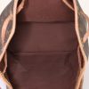 Louis Vuitton Montsouris medium model backpack in brown monogram canvas and natural leather - Detail D2 thumbnail