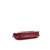 Chanel Wallet on Chain shoulder bag in red quilted grained leather - Detail D4 thumbnail
