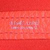 Hermes Garden Party shopping bag in Poppy orange canvas and Poppy orange togo leather - Detail D3 thumbnail