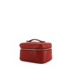 Chanel Vanity vanity case in red grained leather - 00pp thumbnail