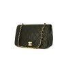 Chanel Mademoiselle shoulder bag in black quilted leather - 00pp thumbnail