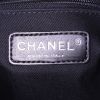 Chanel Deauville medium model shopping bag in grey canvas and black leather - Detail D3 thumbnail