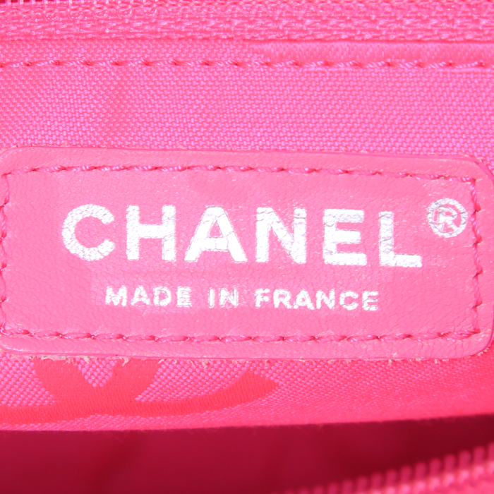 Shopping bag Chanel Cambon in pelle trapuntata nera - Detail D3