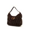 Fendi Baguette handbag in brown monogram canvas and brown leather - 00pp thumbnail