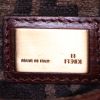 Fendi Baguette handbag in brown monogram canvas and brown leather - Detail D3 thumbnail