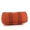 Borsa Hermès Valparaiso modello piccolo in pelle arancione e tela arancione - Detail D4 thumbnail