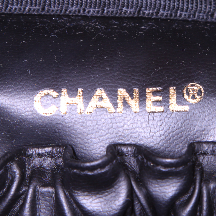 Vanity Chanel Vanity en cuir noir - Detail D3