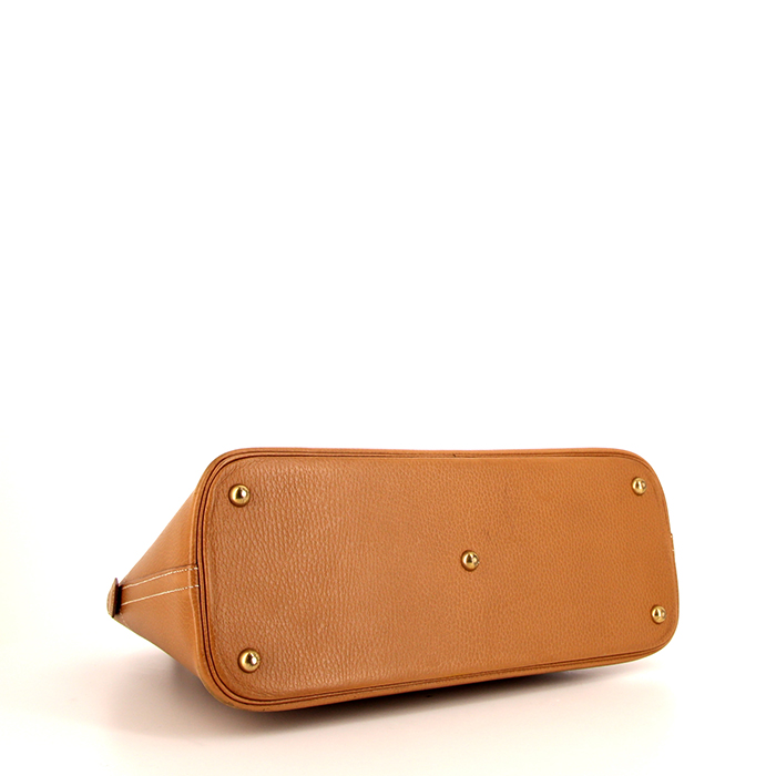 Borsa Hermes Bolide 35 cm in pelle Ardenne gold - Detail D5