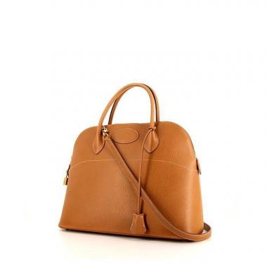 Borsa Hermes Bolide 35 cm in pelle Ardenne gold