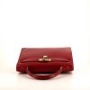 Hermes Kelly 32 cm handbag in red Vif box leather - 360 Front thumbnail