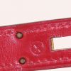 Hermes Kelly 32 cm handbag in red Vif box leather - Detail D5 thumbnail