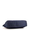 Chanel Coco Mark Tote shopping bag in blue denim canvas - Detail D4 thumbnail