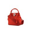 Bolso de mano Hermès Tool Box modelo pequeño en cuero swift rojo - 00pp thumbnail